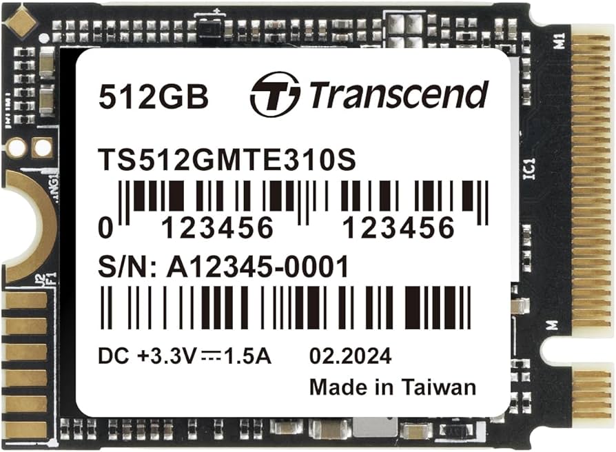 Amazon.com: Transcend 512GB M.2 2230 PCIe Gen4x4 SSD, SLC Cache