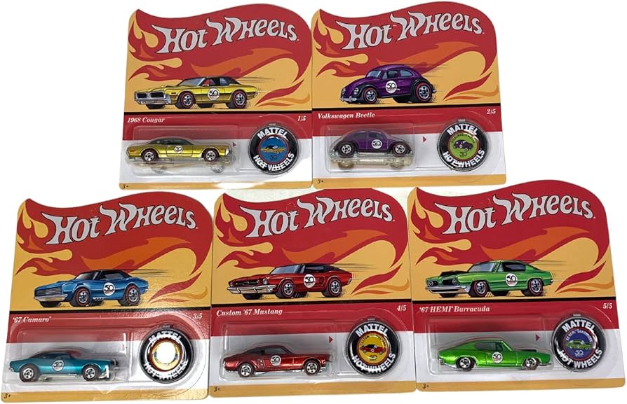 Amazon.com: Hot Wheels 2018 50th Anniversary Redline Complete Set