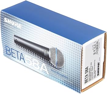 Amazon.com: Shure Beta 58A Supercardioid Vocal Microphone & Pig