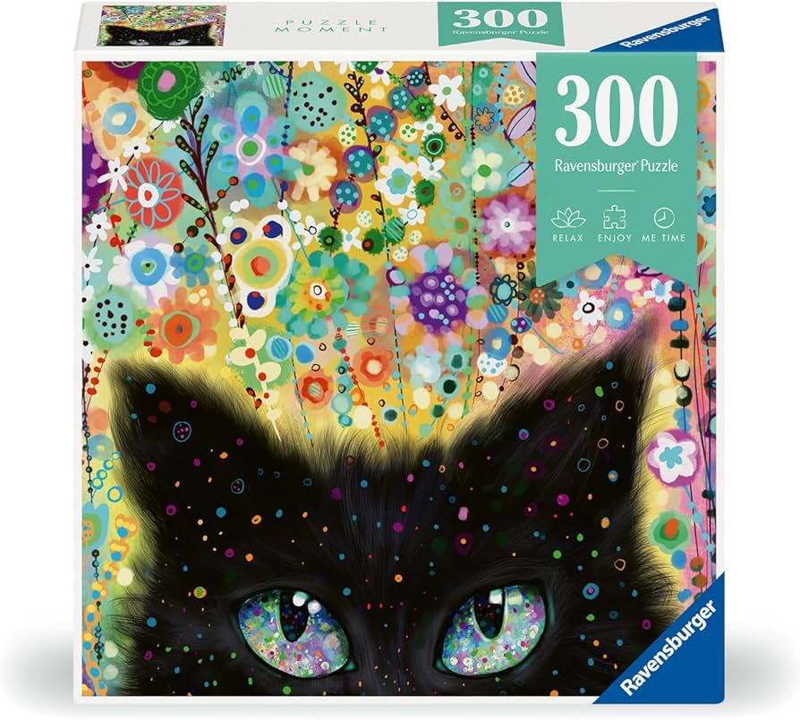 Amazon.com: Ravensburger Puzzle Moment: Kaleidoscope Kitty 300