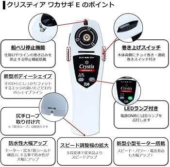 Amazon | ダイワ(DAIWA) ワカサギ電動リール クリスティア ワカサギ E