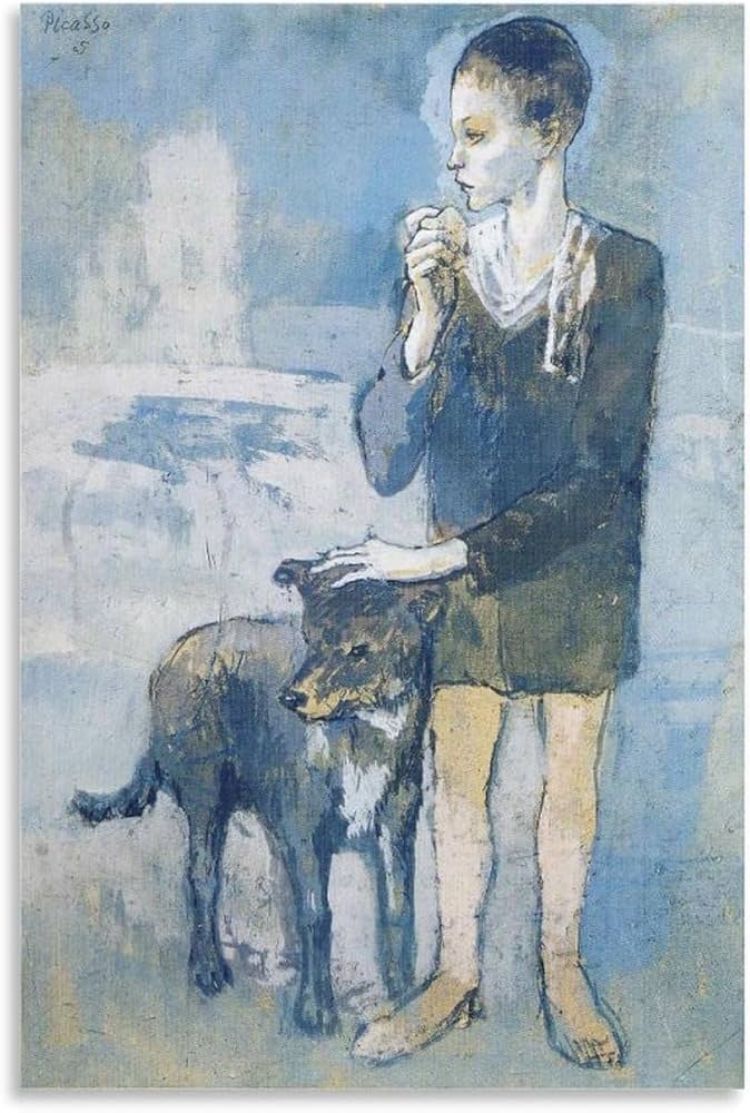 Amazon.co.jp: パブロ・ピカソ ウォールアート パブロ・ピカソ《犬を