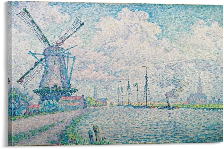 Amazon.co.jp: Paul Signac ポール・シニャック 絵画 Canal of