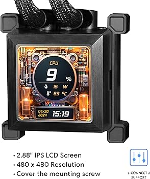 Amazon | LIANLI 簡易水冷キット HydroShift LCD 360S Black 120mm