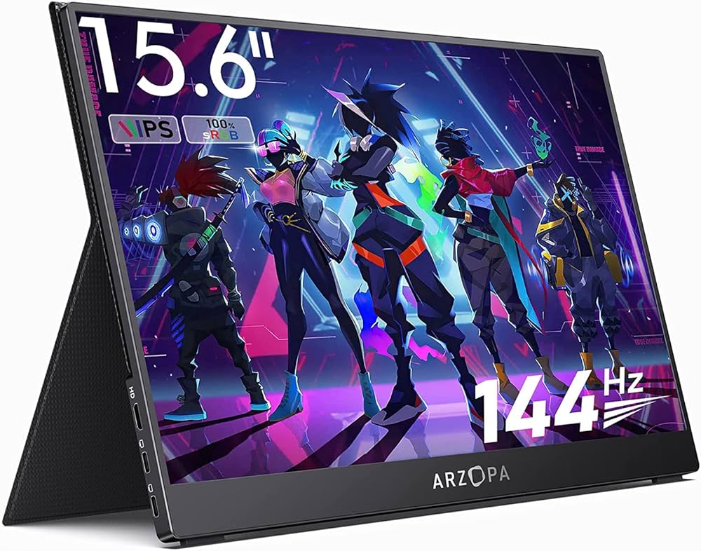 Amazon.co.jp: モバイルモニター 144Hz ARZOPA 15.6インチ 1ms