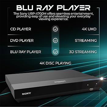 Amazon | ZDIRECT Sony 4k ブルーレーヤー ウルトラHD UBP-X700M - CD
