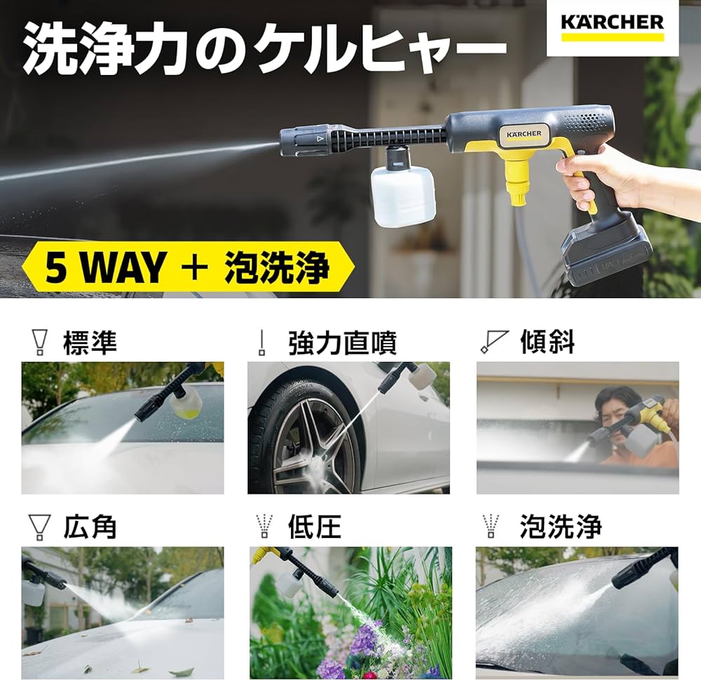 Amazon.co.jp: 【Amazon.co.jp限定】ケルヒャー(Karcher) コードレス