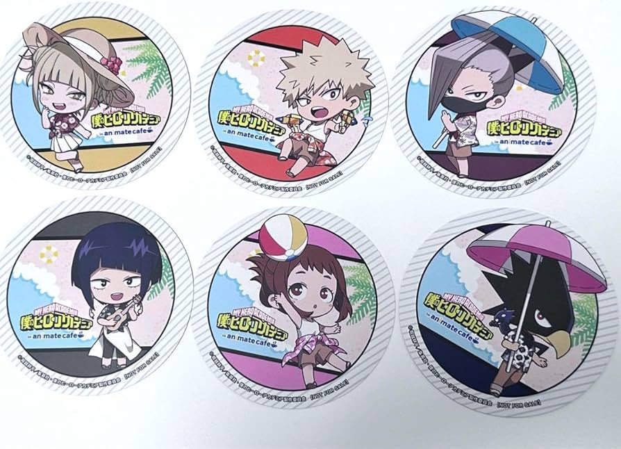 Amazon｜アニメイトカフェ 特典コースター6枚セット コラボカフェ