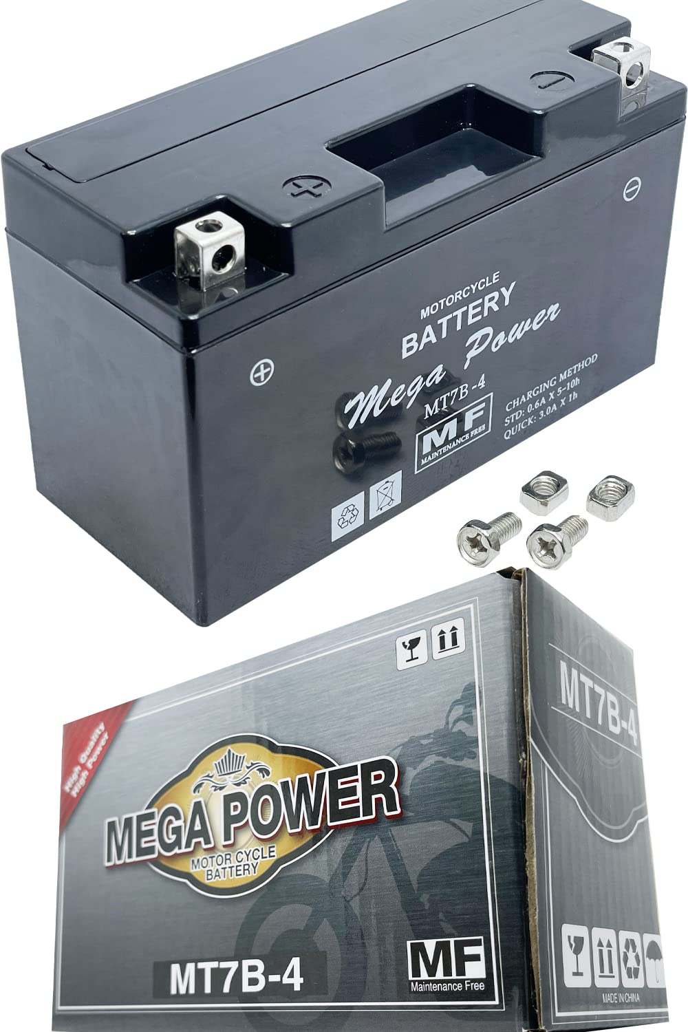Amazon | メガパワー バイクバッテリー DR-Z400SM 型式 BC-SK44A MT7B