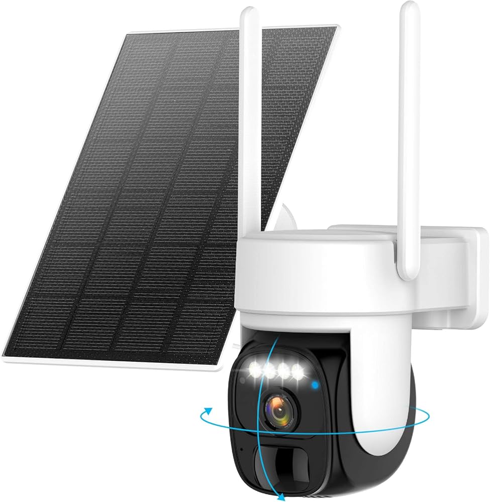 Amazon.co.jp: Kurumina 防犯カメラ 屋外 ソーラー 2K解像度 WiFi 監視