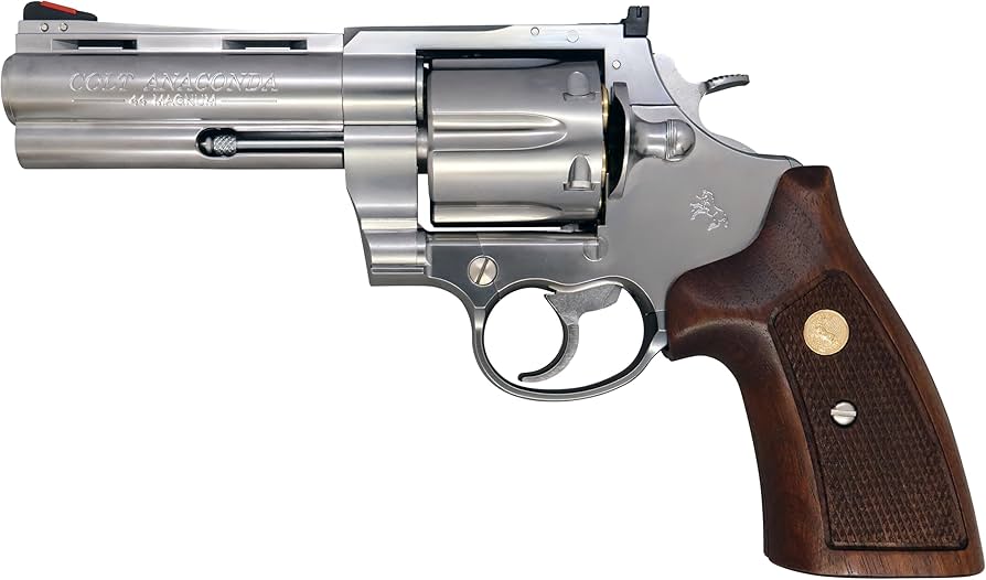 Amazon | マルシン コルト アナコンダ 4インチ シルバーABS 木製