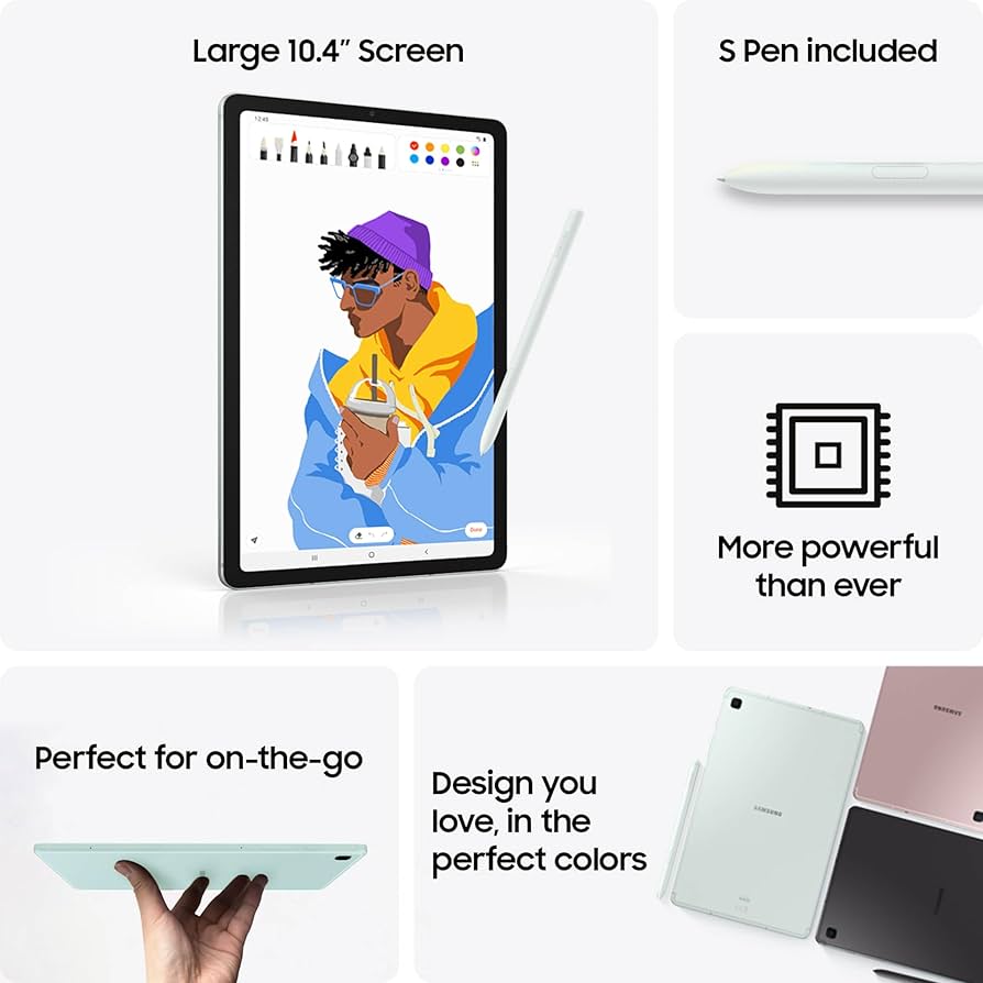 Amazon.com : Samsung Galaxy Tab S6 Lite (2024) 10.4