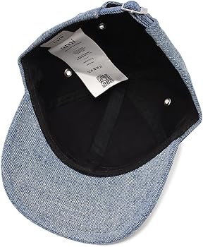Amazon | [アミパリス] 帽子 エンブロイダリー キャップ ブルー メンズ