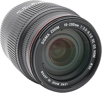 Amazon.co.jp: SIGMA 高倍率ズームレンズ 18-200mm F3.5-6.3IIDC OS
