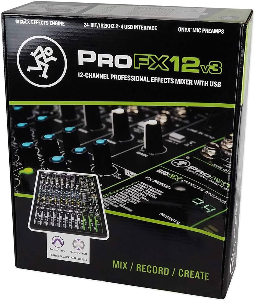Amazon.com: Mackie ProFX12v3 12-Channel Professional Effects Mixer