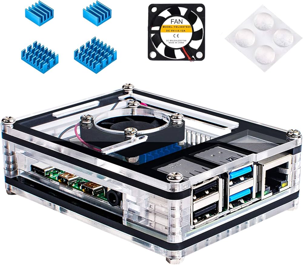 Amazon.co.jp: Miuzei 最新Raspberry Pi 4 ケース ラスベリー パイ 4