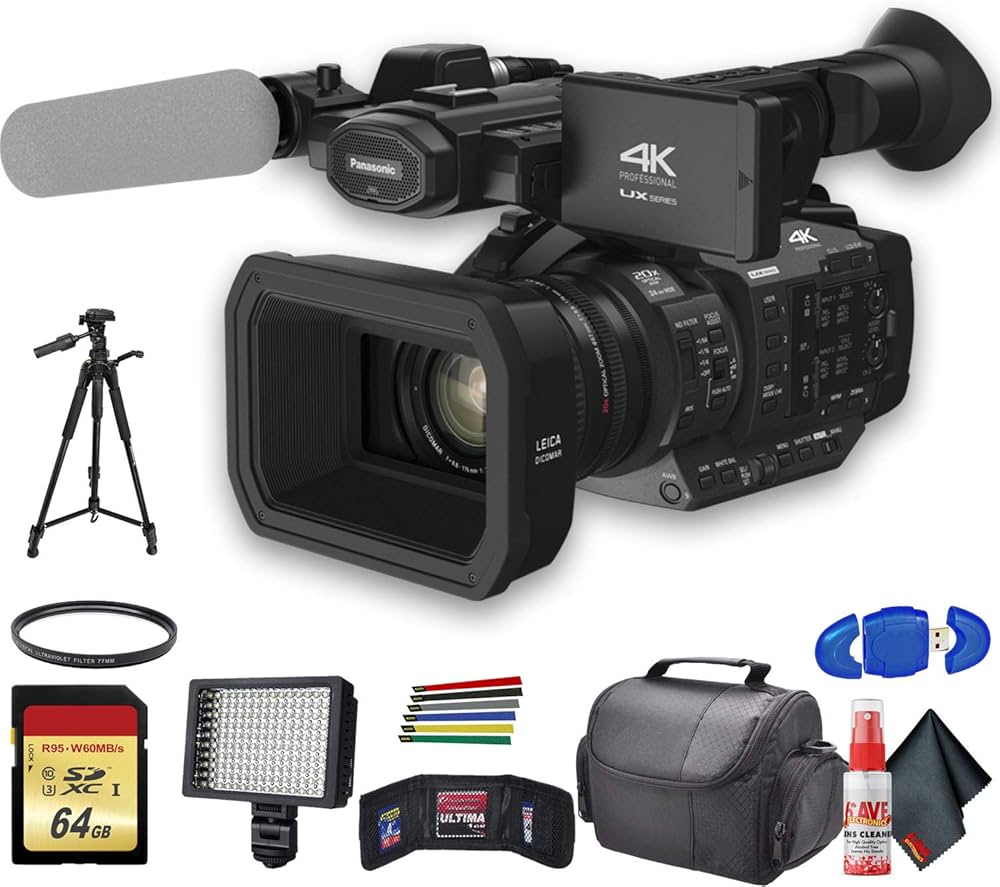 Amazon.co.jp: Panasonic AG-UX180 4K プロフェッショナルビデオカメラ