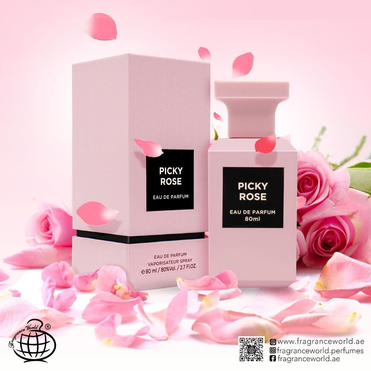 By FragMade Picky Rose Edp 80ml Unisex Scents Long Lasting