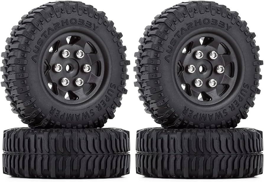 Amazon | WONFAST 4個 1インチ マイクロ 60mm RC クローラー マッド