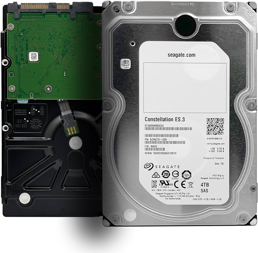 Amazon.com: SEAGATE TECHNOLOGY ST4000NM0023 HDD 4TB 7200RPM SAS