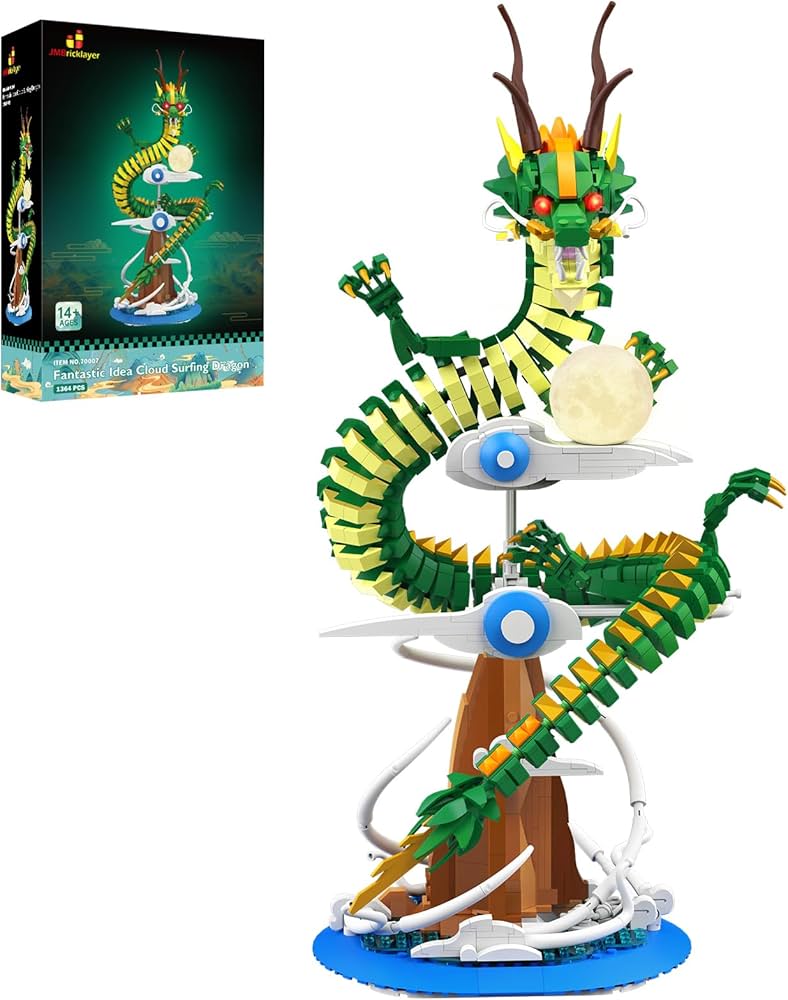 Amazon.co.jp: JMBricklayer ドラゴン ビルディング ブロック セット