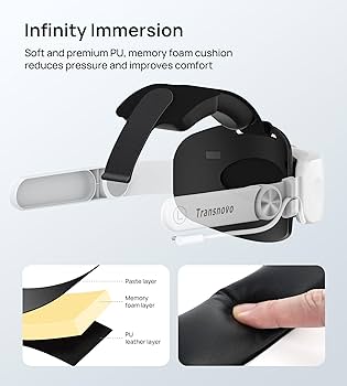 Amazon.com: TRANSNOVO Compatible with Oculus Quest 2 6000mAh