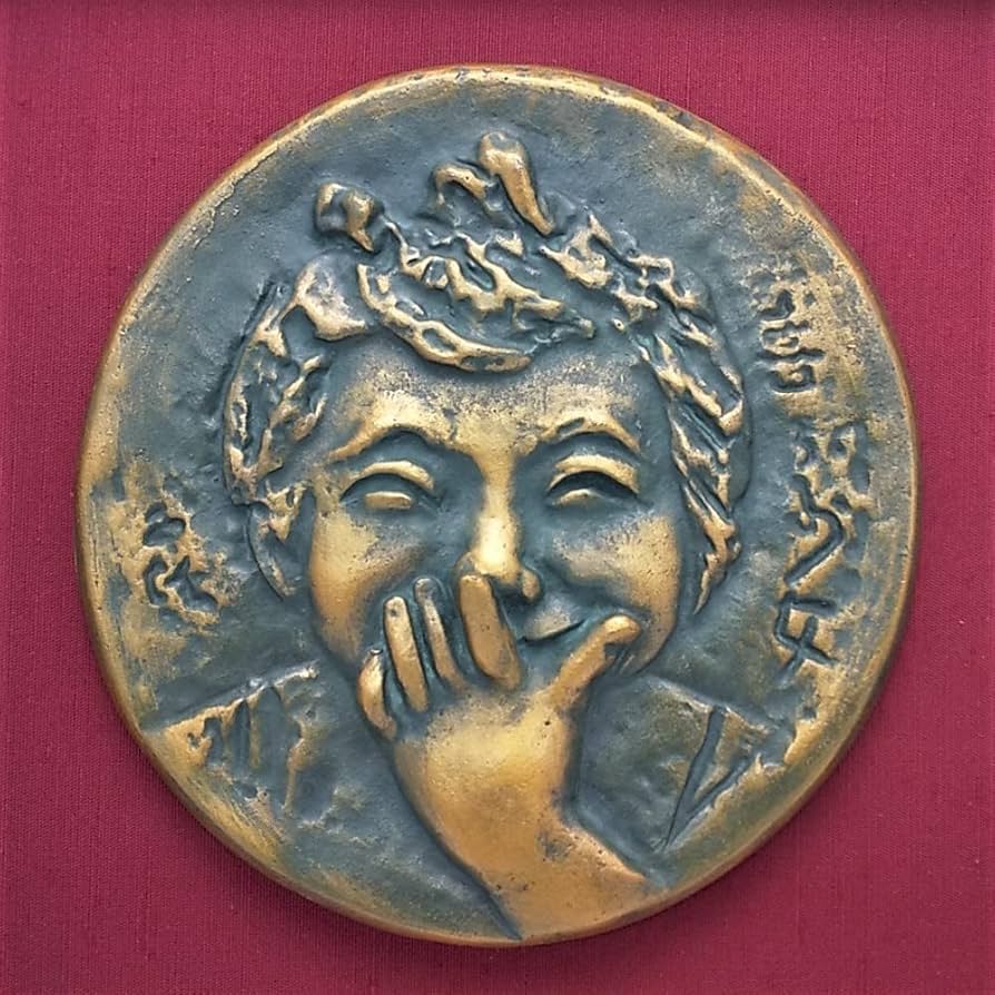 Amazon.co.jp: 彫刻北村西望「喜ぶ少女」ブロンズ娘孫 303 : ホーム