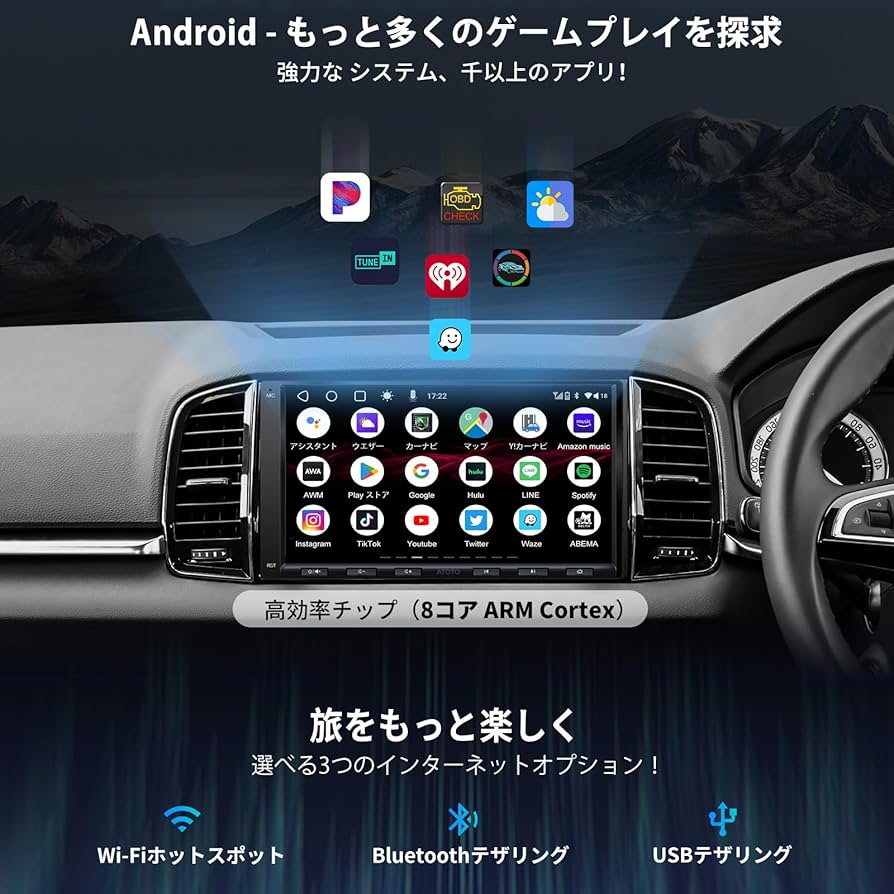 Amazon.co.jp: ATOTOMOVE A6PF Ultra 2G+32G 7インチ Android 2DIN