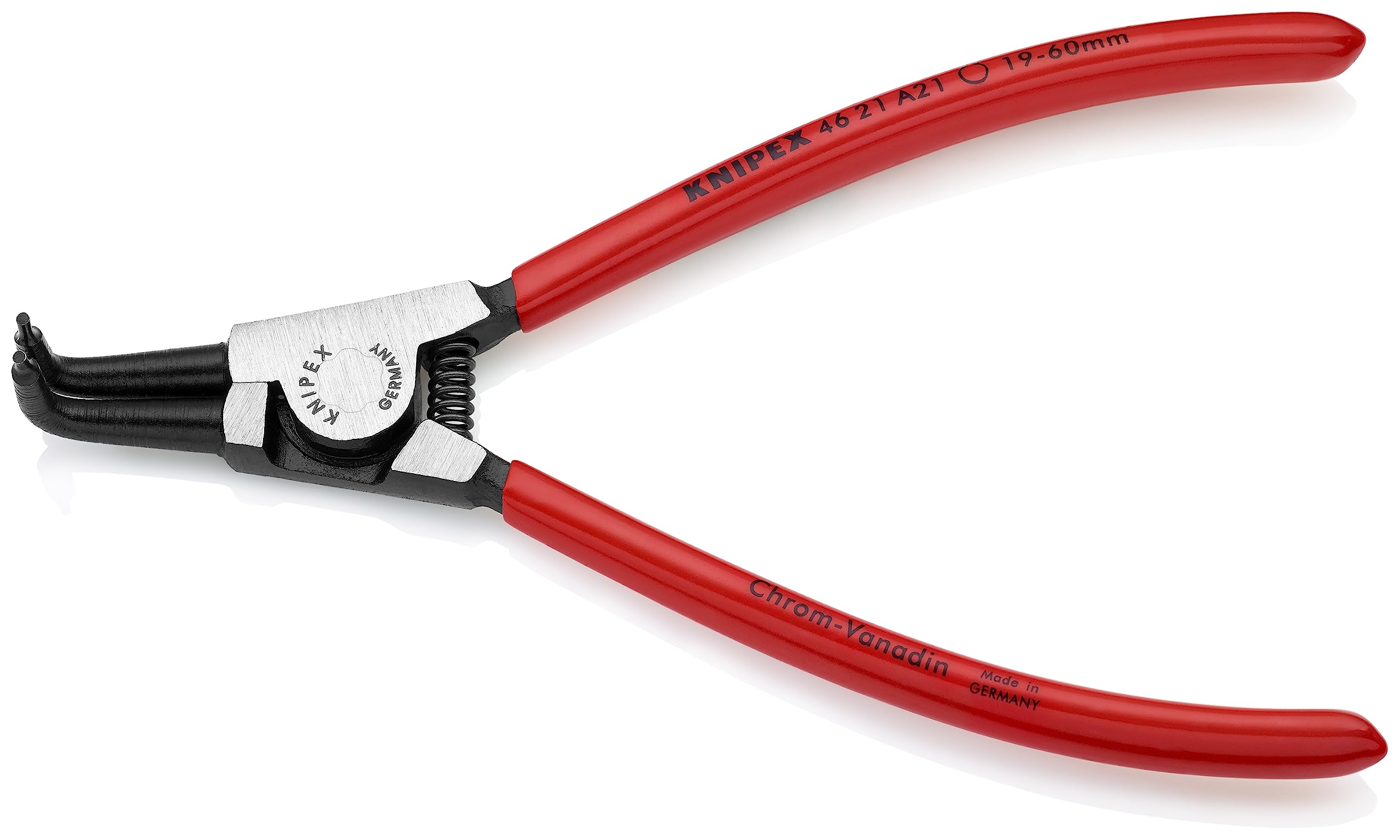 Amazon | KNIPEX 軸用スナップリングプライヤー90度 19-60mm 4621A21