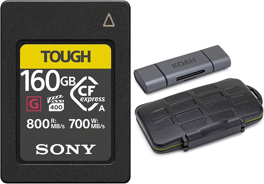 Amazon.com: Sony CFexpress Type A 160GB Memory Card Bundle with