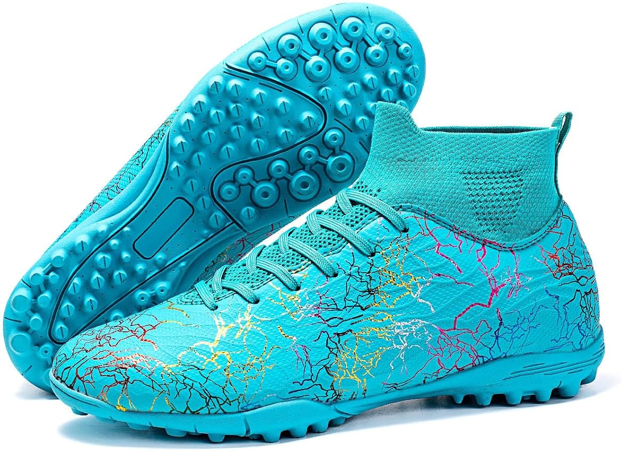 Amazon | [ZKGK] サッカートレーニングシューズ メンズ ハイカット