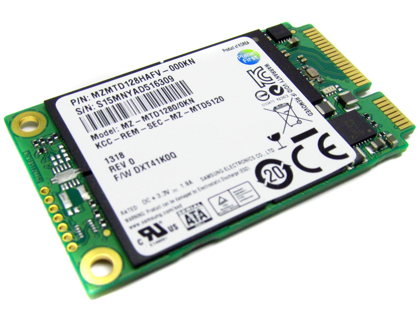 Amazon | サムスン PM841 128GB SSD HDD Mini PCIe mSATA MZ-MTD1280