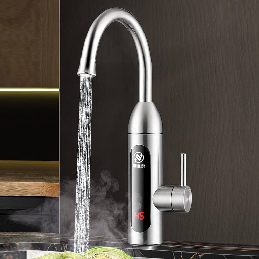 Amazon.co.jp: 電気インスタント温水蛇口 220V 電気温水器 瞬間