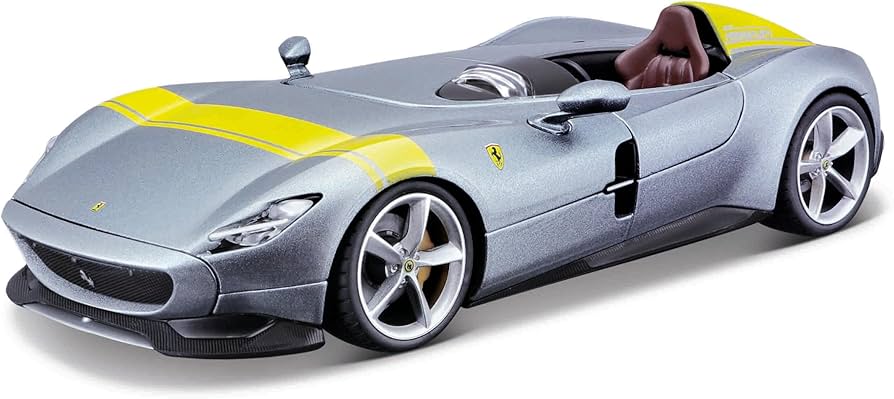 Amazon.com: Bburago Ferrari Monza SP1 Model car in Scale 1:43