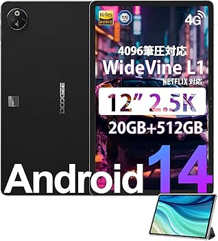 Amazon.co.jp: 【2024新登場Android 14 タブレット 2.5K】DOOGEE T30