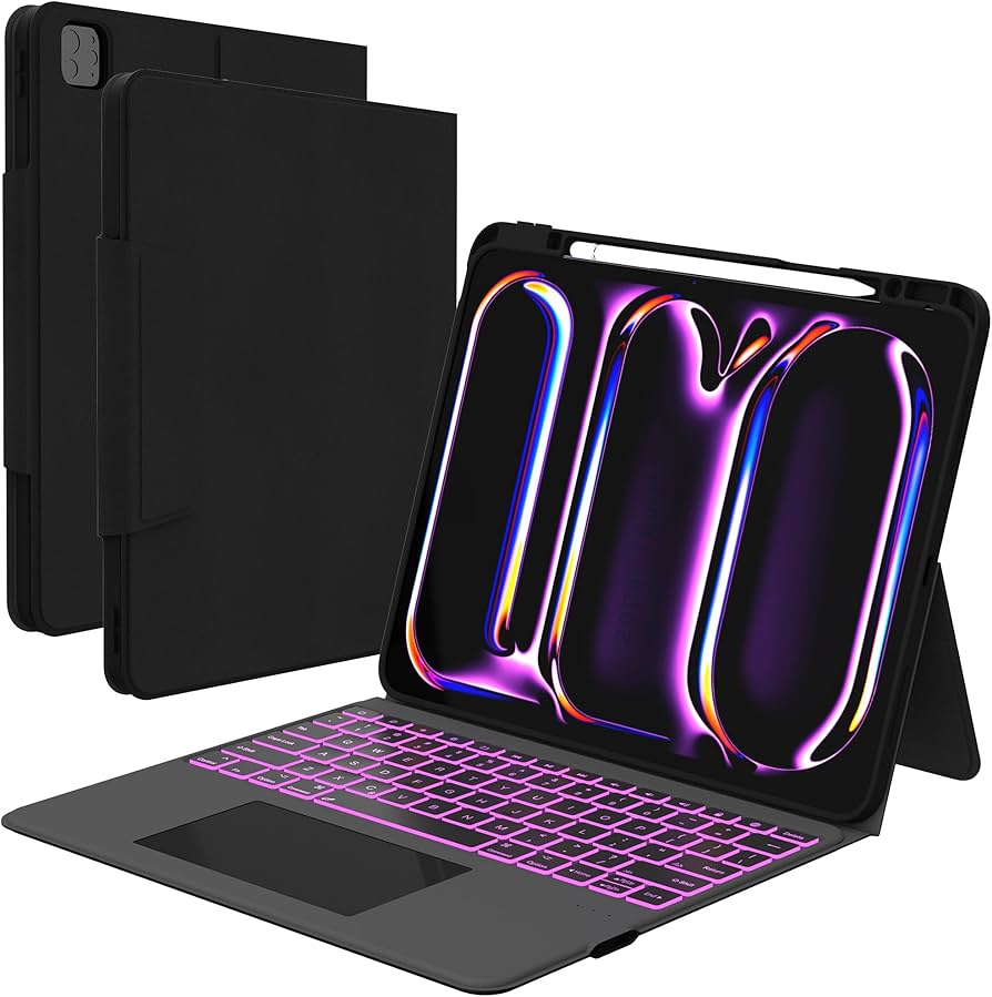 Amazon.com: Keyboard Case for iPad Pro 13-inch (M4) 2024