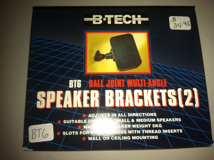 Amazon | ボールジョイント マルチアングルスピーカーブラケット (2