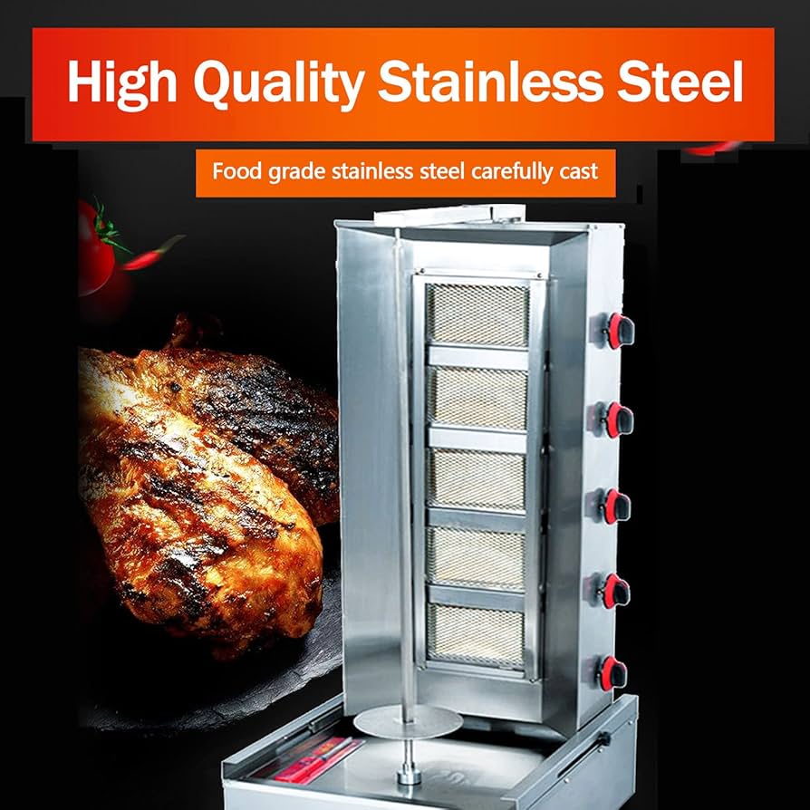 Amazon | バーベキューグリルガスプロフェッショナル垂直ロティサリー