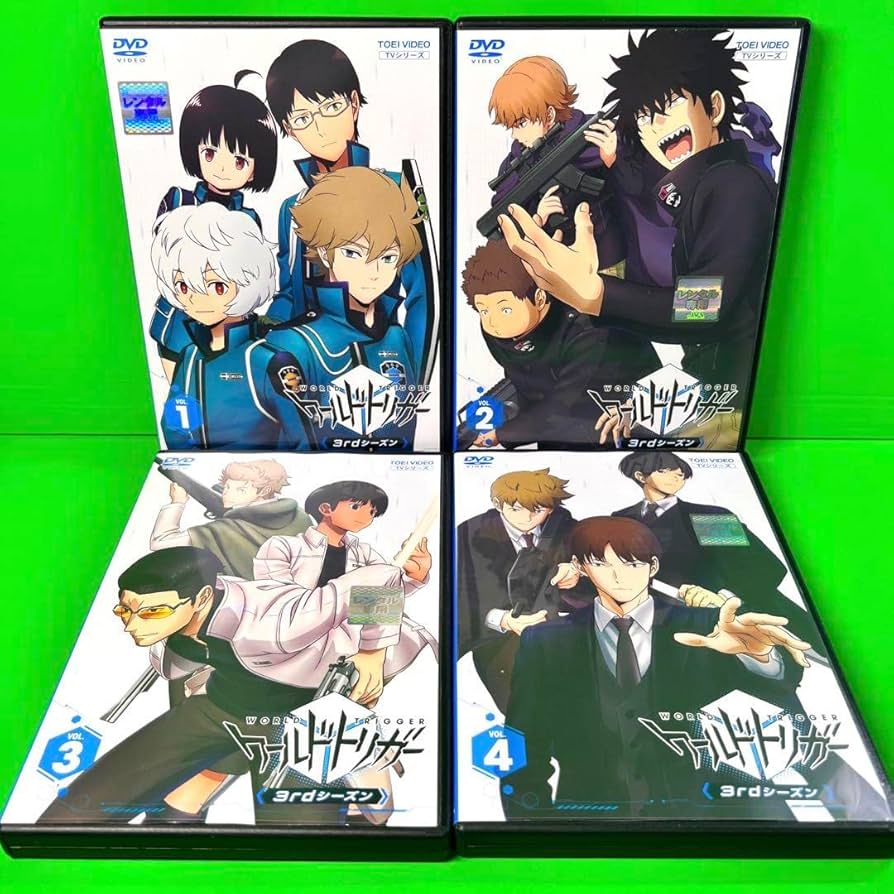 新品ケース交換済みワールドトリガー DVD 1期〜3期 全32巻 全巻セット