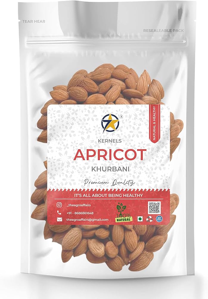 Seven Star Khasta Giri Almond - 200gm,Apricot Kernels [ 100
