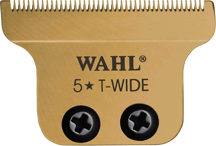 Amazon.co.jp: Wahl プロフェッショナルゴールド Tワイドブレード 5つ