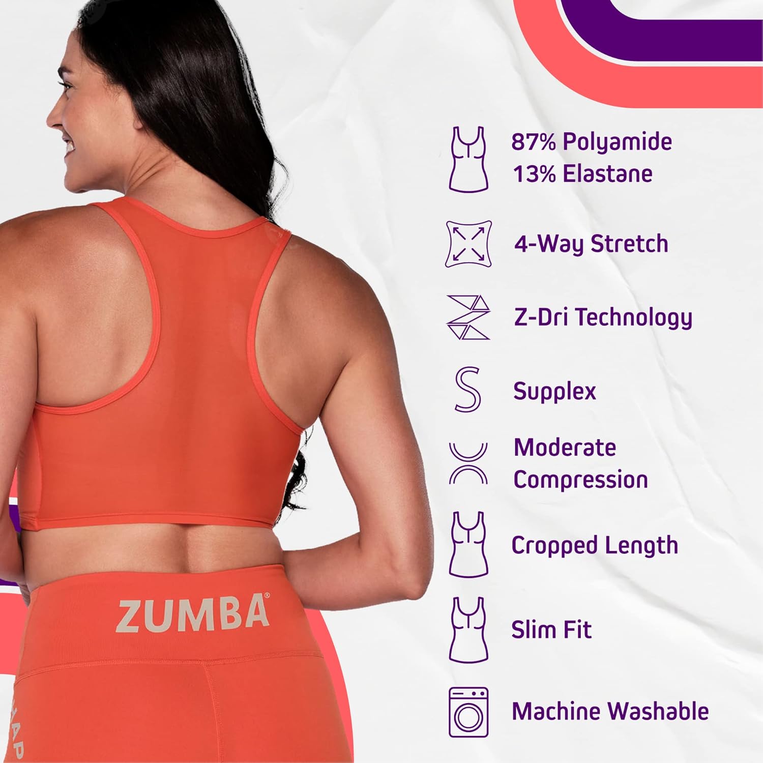 Amazon.co.jp: [ZUMBA WEAR] [ズンバウエア] タンクトップ レディース