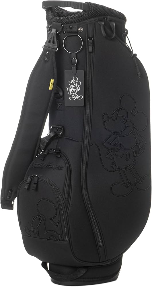 Amazon | ディズニー (Disney) BLACK MICKY ゴルフスタンドキャディ