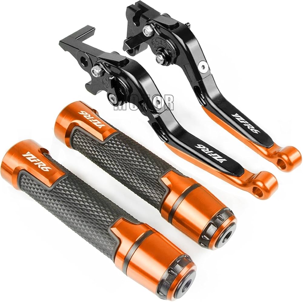 Amazon.co.jp: バイク ブレーキ クラッチ レバーセット アジャスター