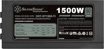 Amazon | Silverstone Strider ST1500-TI 80 Plus チタン 1500W フル