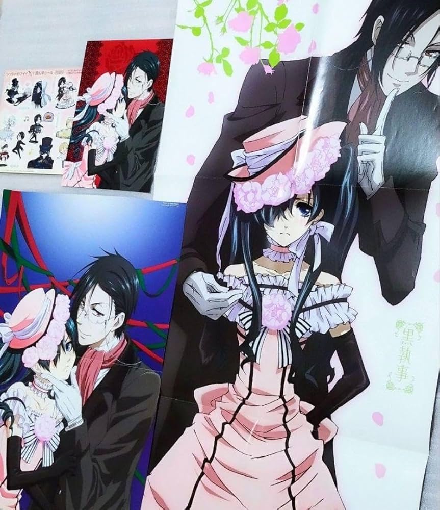 Amazon.co.jp: 駒鳥 セバスチャン シエル 黒執事 ポスター ポスト