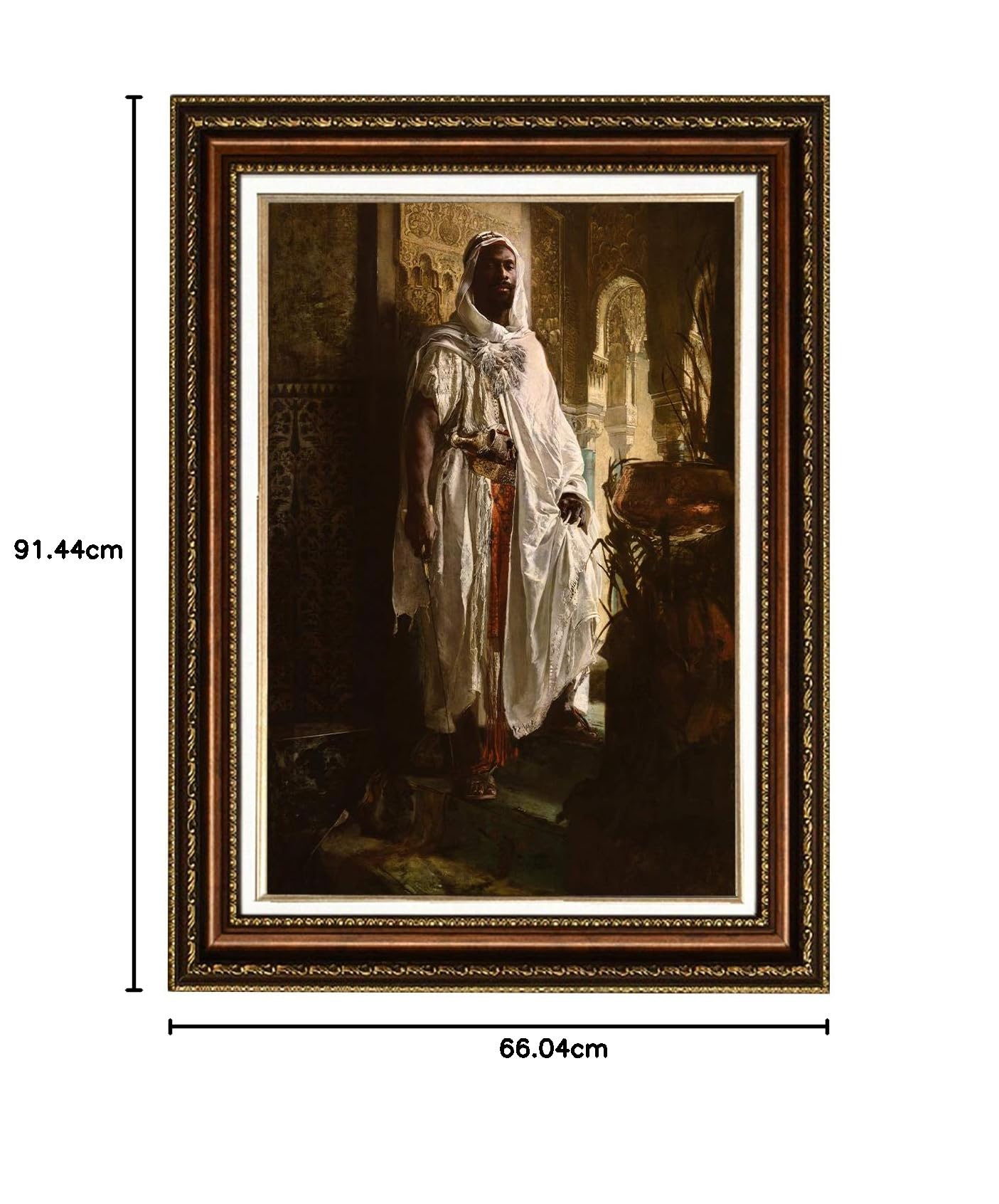 Amazon.co.jp: Eliteart-ムーア人の首長1878年 エドゥアルド・チャール