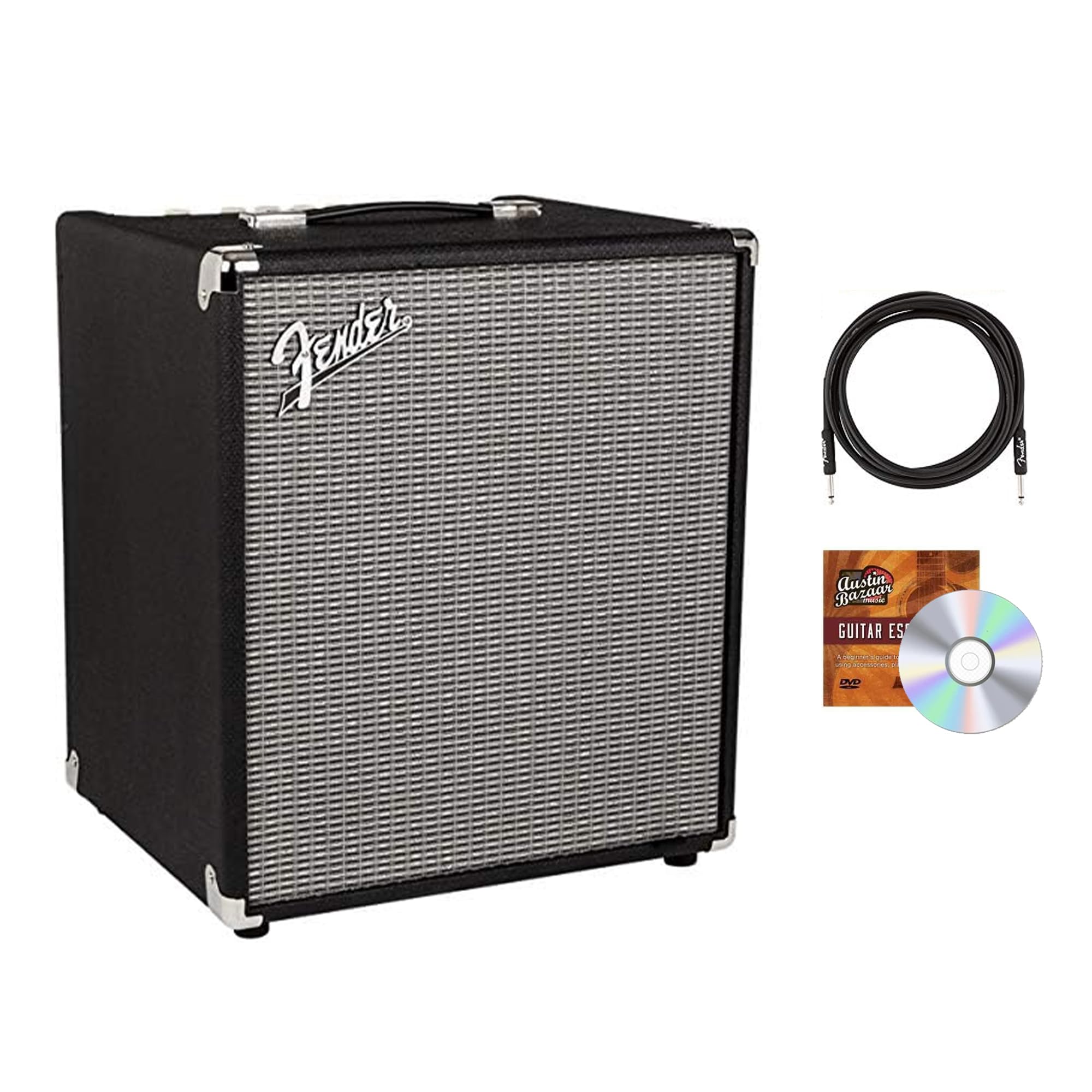 Amazon.com: Fender Rumble 100 Bass Combo Amplifier Bundle with