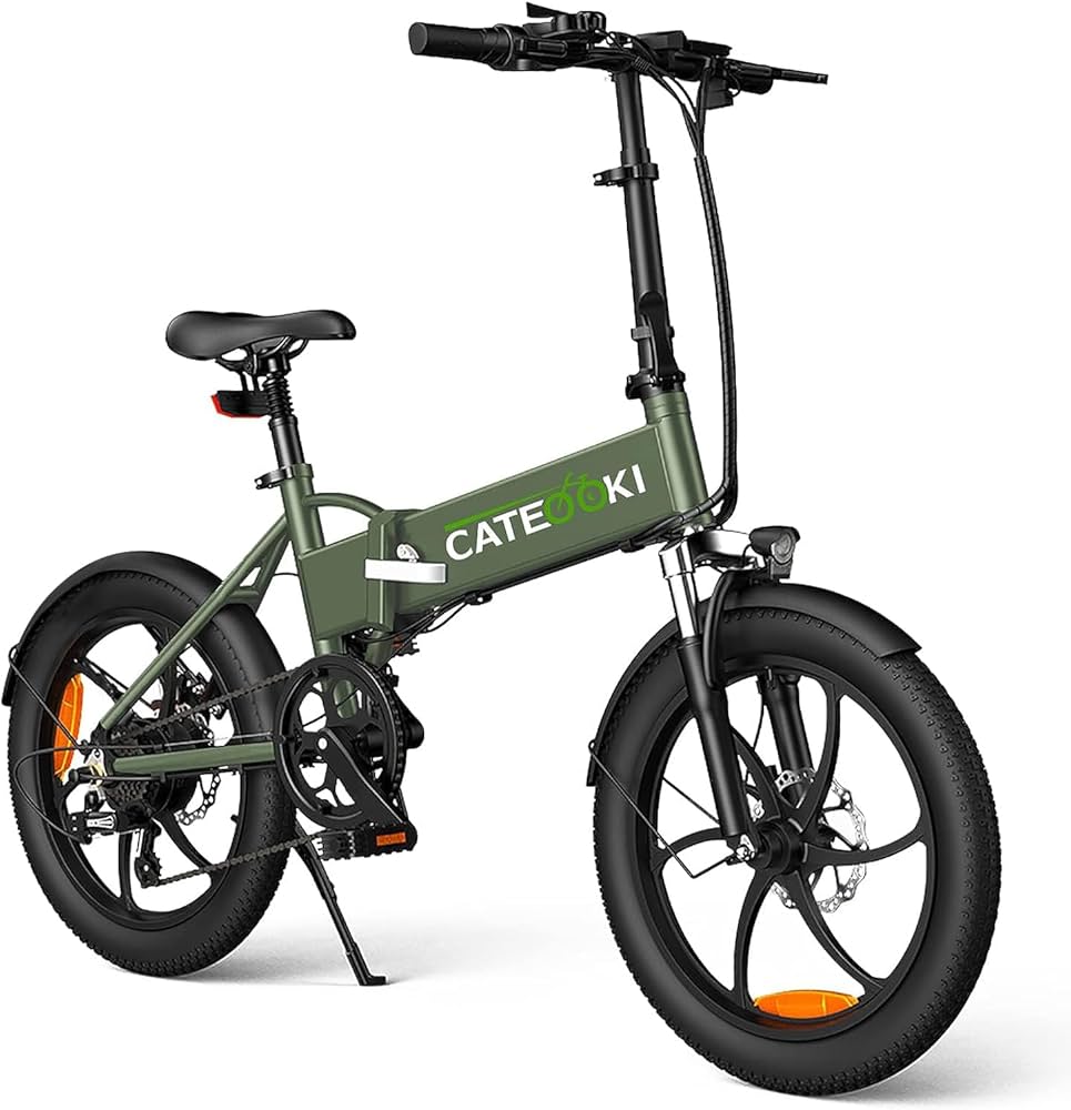Amazon | CATEOOKI 電動アシスト自転車 後部座席なし 折り畳み アルミ