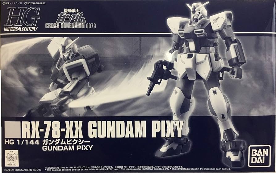 Amazon.com: Bandai HG 1/144 RX-78-XX Gundam Pixy model kit : Arts
